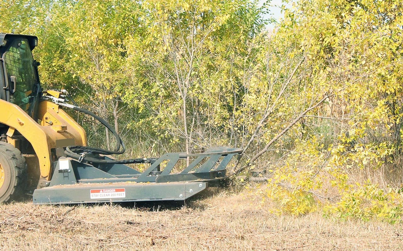 Virnig V50 Open Front Brush Cutter In Action