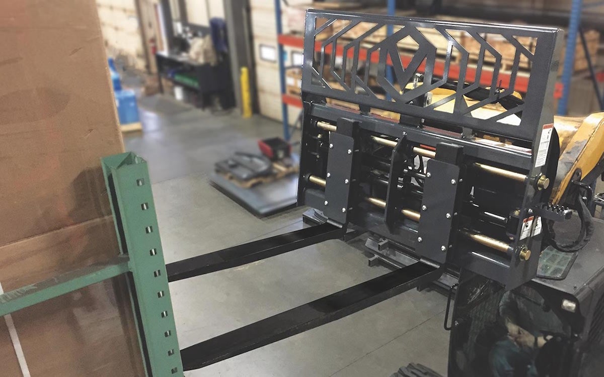 Hydraulic Adjust Pallet Fork from Virnig Manufacturing