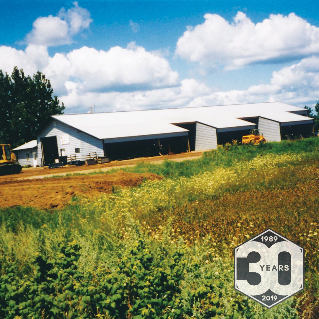 Photo of Virnig Manufacturing's 1998 shop expansion.