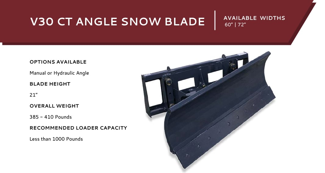 V30 Angle Snow Blade 