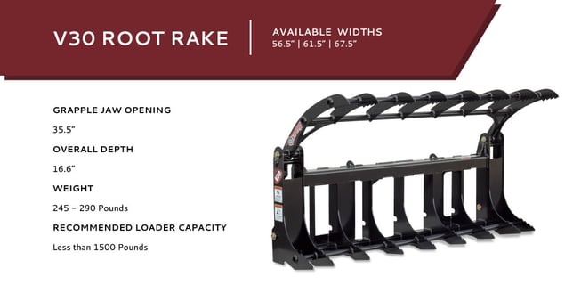 V30 Root Rake