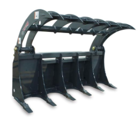 V50 Root Rake Grapple Skid Steer Attachment