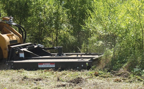 Virnig Brush Mower Attachment in Action